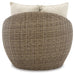 Danson Swivel Lounge w/Cushion (2/CN) Homeline Furniture