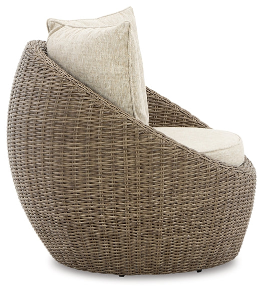 Danson Swivel Lounge w/Cushion (2/CN) Homeline Furniture