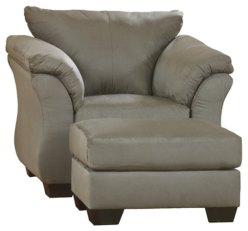 Darcy Chair and Ottoman Homeline Furniture