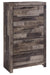 Derekson Five Drawer Chest Homeline Furniture