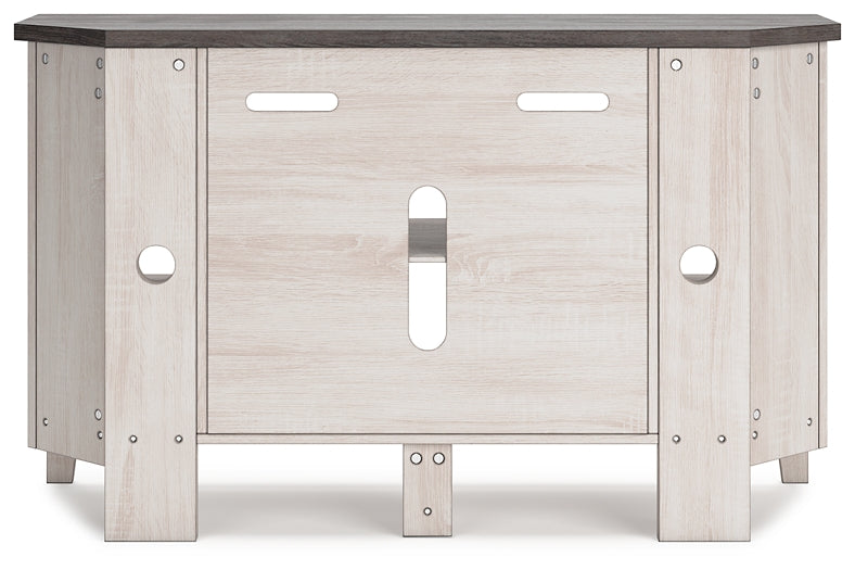 Dorrinson Corner TV Stand/Fireplace OPT Homeline Furniture