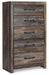 Drystan Full Bookcase Bed with Mirrored Dresser, Chest and Nightstand Homeline Furniture