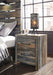 Drystan Full Bookcase Bed with Mirrored Dresser and 2 Nightstands Homeline Furniture