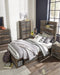 Drystan Full Panel Bed with 4 Storage Drawers with Mirrored Dresser, Chest and Nightstand Homeline Furniture