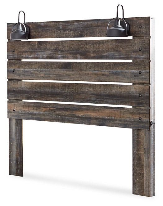 Drystan Queen Panel Headboard with Mirrored Dresser, Chest and 2 Nightstands Homeline Furniture