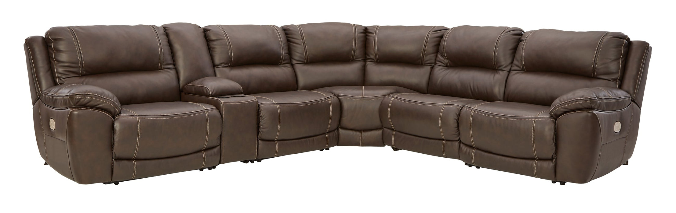 Dunleith 6-Piece Sectional with Recliner Homeline Furniture