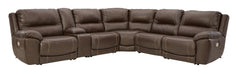 Dunleith 6-Piece Sectional with Recliner Homeline Furniture