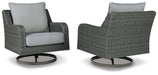 Elite Park Swivel Lounge w/ Cushion Homeline Furniture