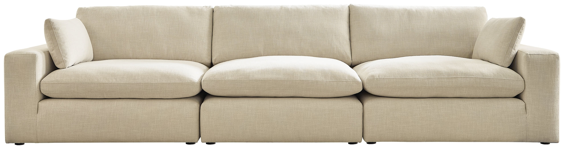 Elyza 3-Piece Sectional with Ottoman Homeline Furniture