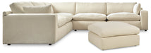 Elyza 5-Piece Sectional with Ottoman Homeline Furniture