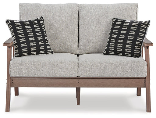 Emmeline Outdoor Loveseat with Coffee Table Homeline Furniture