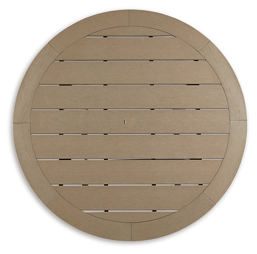 Fairen Trail Round Bar Table w/UMB OPT Homeline Furniture