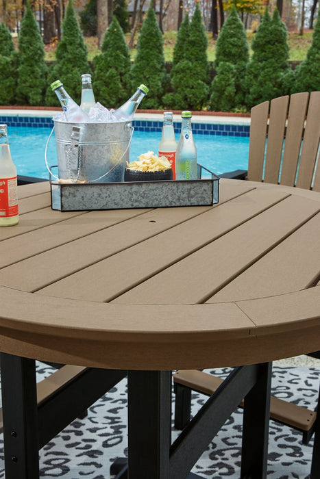 Fairen Trail Round Bar Table w/UMB OPT Homeline Furniture