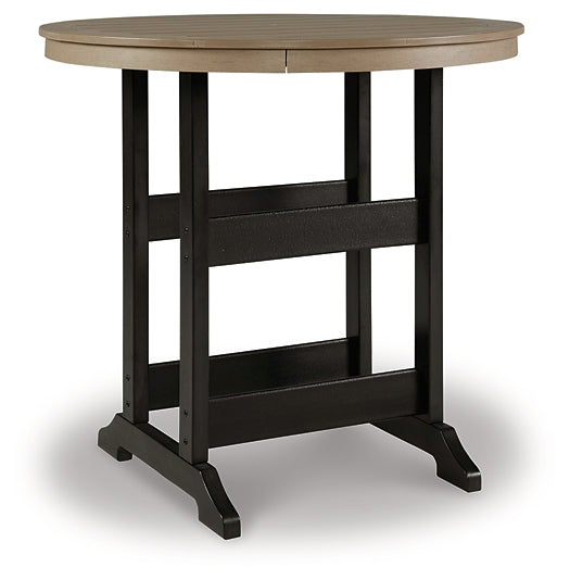 Fairen Trail Round Bar Table w/UMB OPT Homeline Furniture
