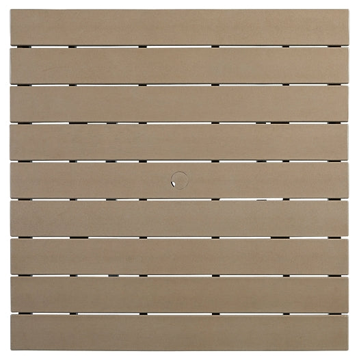 Fairen Trail Square Counter TBL w/UMB OPT Homeline Furniture