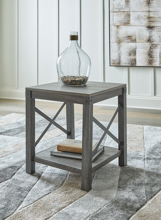 Freedan Coffee Table with 1 End Table Homeline Furniture