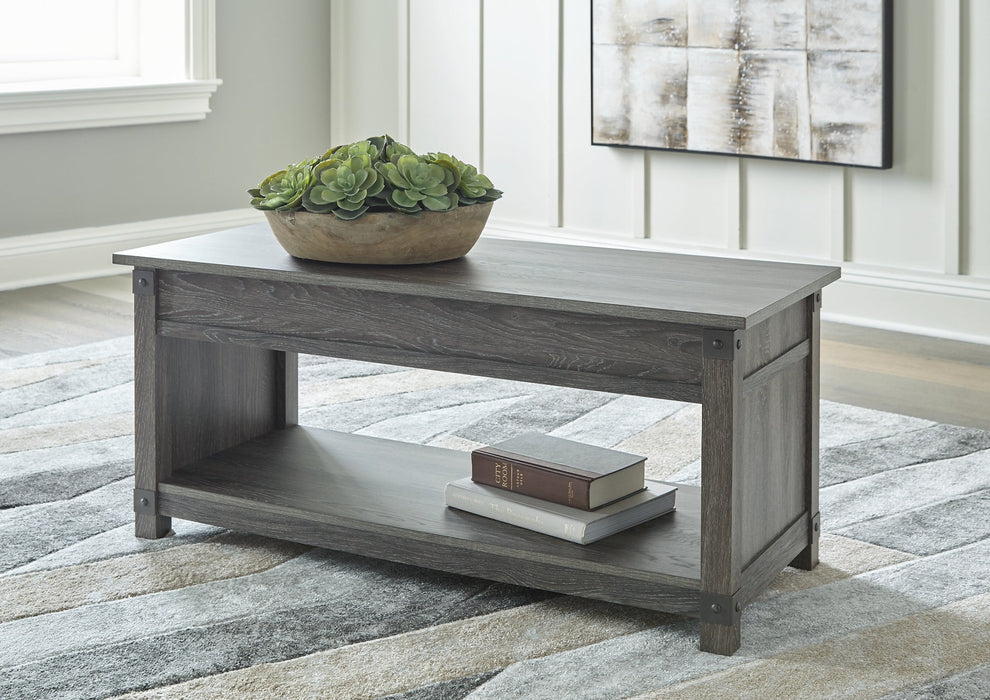 Freedan Coffee Table with 1 End Table Homeline Furniture