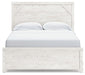 Gerridan Queen Panel Bed with Mirrored Dresser and Nightstand Homeline Furniture