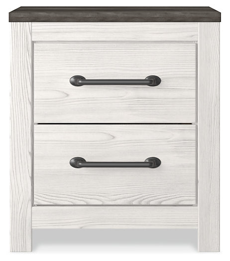 Gerridan Queen Panel Bed with Mirrored Dresser and Nightstand Homeline Furniture