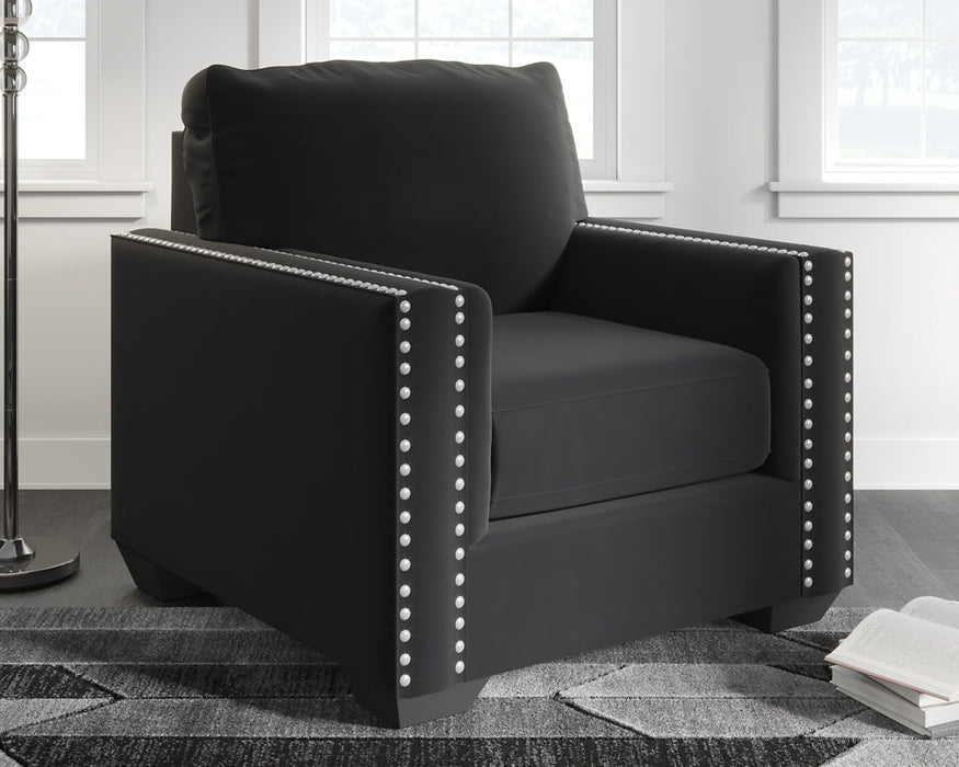 Gleston Chair and Ottoman Homeline Furniture
