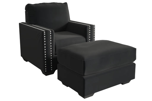 Gleston Chair and Ottoman Homeline Furniture