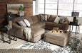 Graftin 3-Piece Sectional with Ottoman Homeline Furniture