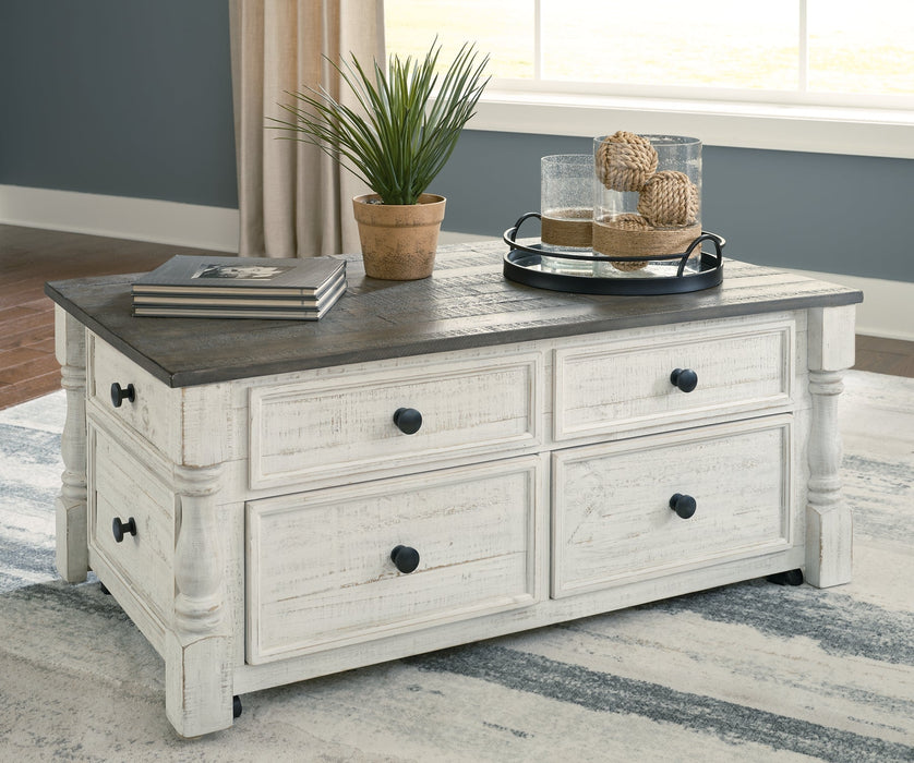Havalance Coffee Table with 2 End Tables Homeline Furniture