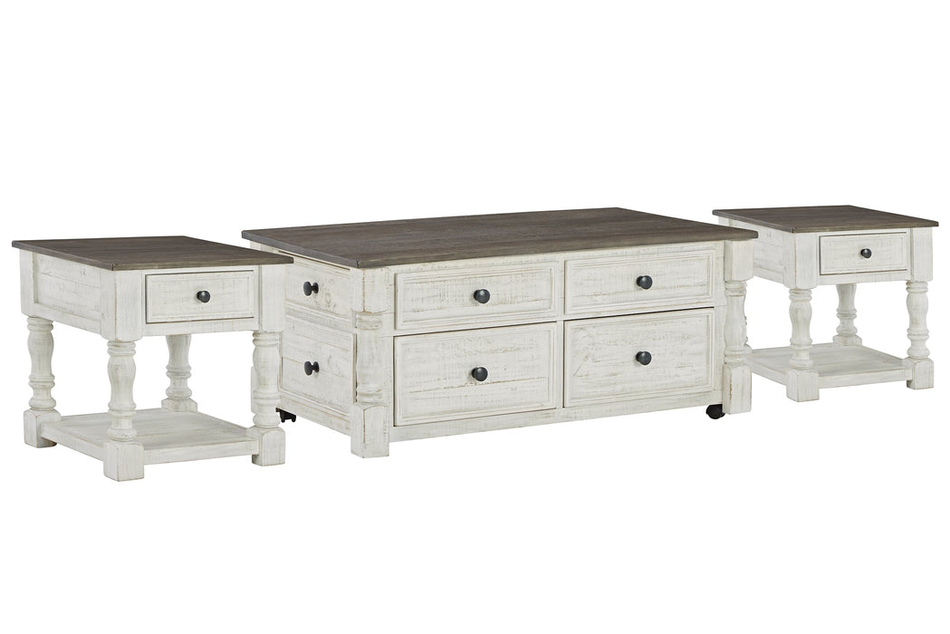 Havalance Coffee Table with 2 End Tables Homeline Furniture