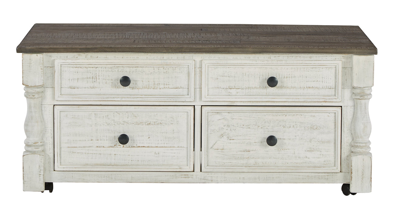 Havalance Coffee Table with 2 End Tables Homeline Furniture