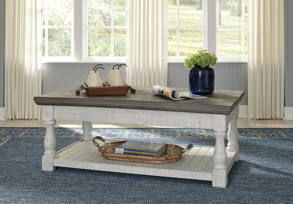Havalance Outdoor Coffee Table with End Table Homeline Furniture