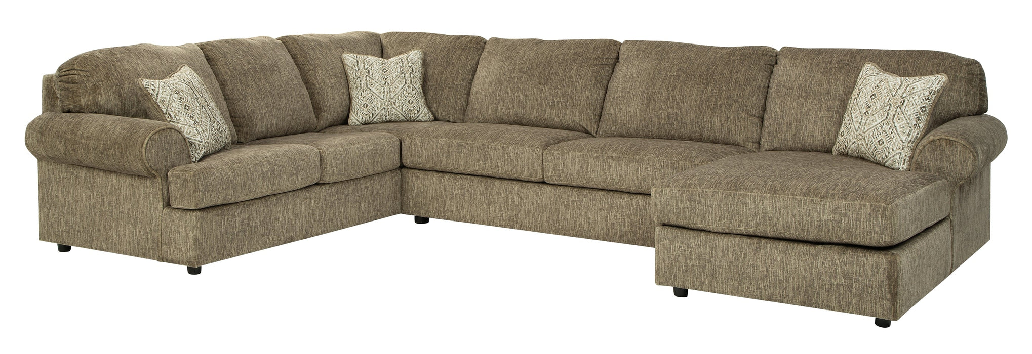 Hoylake 3-Piece Sectional with Ottoman Homeline Furniture