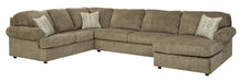 Hoylake 3-Piece Sectional with Ottoman Homeline Furniture