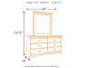 Huey Vineyard Dresser and Mirror Homeline Furniture