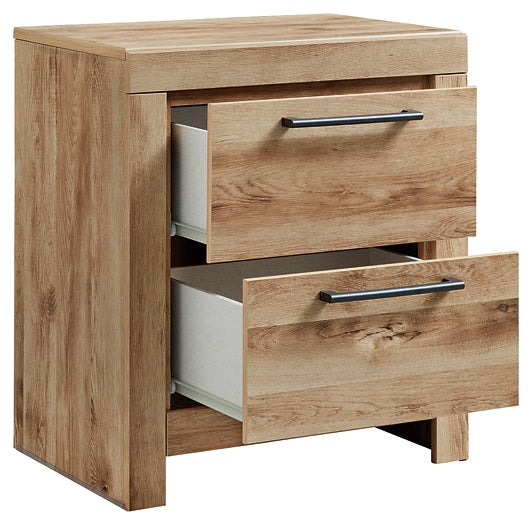Hyanna Two Drawer Night Stand Homeline Furniture