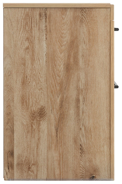 Hyanna Two Drawer Night Stand Homeline Furniture