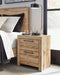 Hyanna Two Drawer Night Stand Homeline Furniture