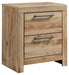 Hyanna Two Drawer Night Stand Homeline Furniture
