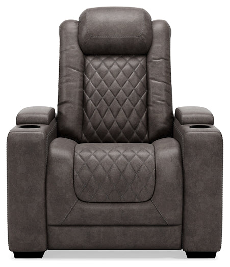 HyllMont PWR Recliner/ADJ Headrest Homeline Furniture
