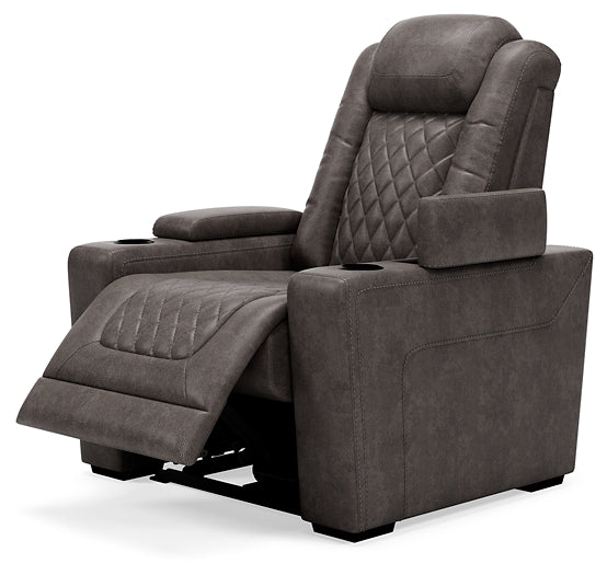 HyllMont PWR Recliner/ADJ Headrest Homeline Furniture
