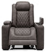 HyllMont PWR Recliner/ADJ Headrest Homeline Furniture