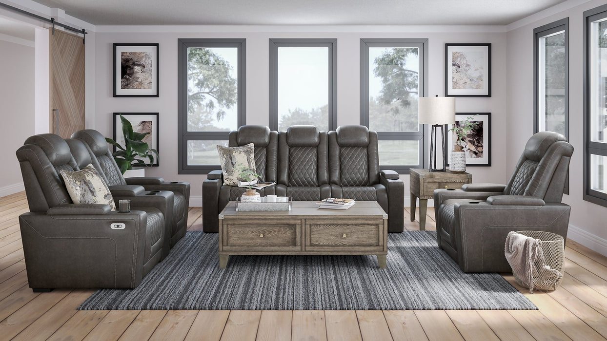 HyllMont Sofa, Loveseat and Recliner Homeline Furniture