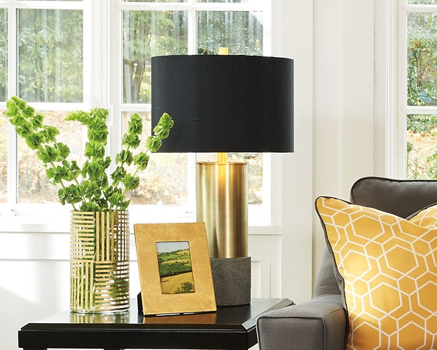 Jacek Metal Table Lamp (2/CN) Homeline Furniture