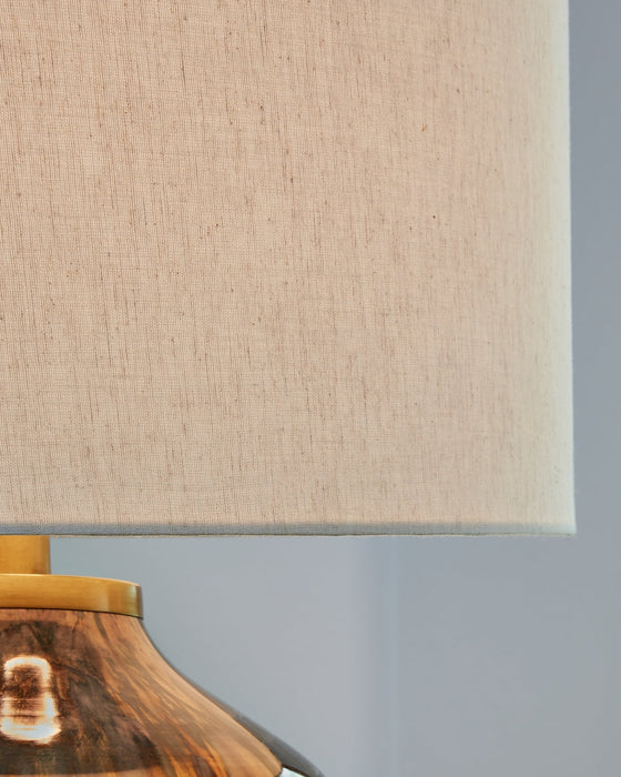 Jadstow Glass Table Lamp (1/CN) Homeline Furniture