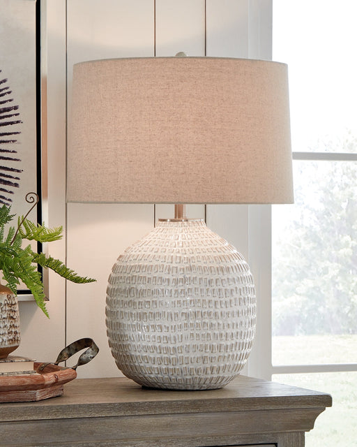 Jamon Ceramic Table Lamp (1/CN) Homeline Furniture