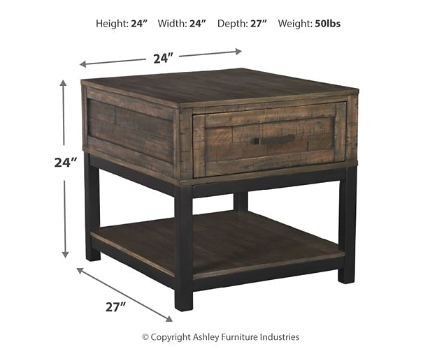 Johurst Coffee Table with 2 End Tables Homeline Furniture