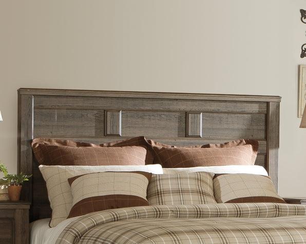 Juararo King/California King Panel Headboard with Mirrored Dresser and 2 Nightstands Homeline Furniture