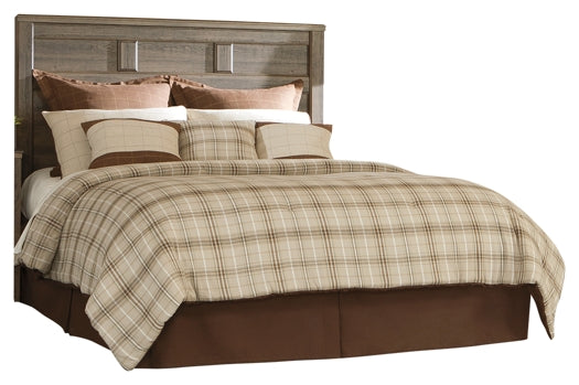 Juararo Queen Panel Headboard with Mirrored Dresser and 2 Nightstands Homeline Furniture