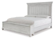 Kanwyn King Panel Bed with Storage with Mirrored Dresser, Chest and 2 Nightstands Homeline Furniture