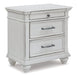 Kanwyn Queen Panel Bed with Storage with Mirrored Dresser, Chest and 2 Nightstands Homeline Furniture