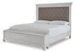 Kanwyn Queen Panel Bed with Storage with Mirrored Dresser, Chest and 2 Nightstands Homeline Furniture